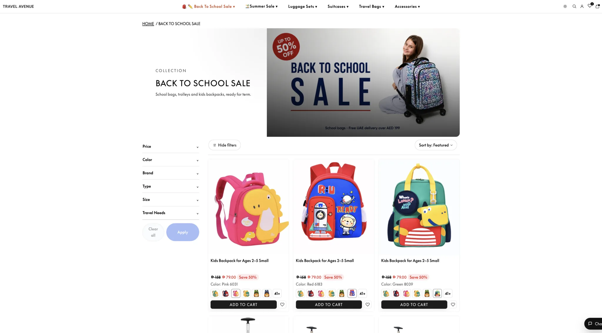Back to School campaign